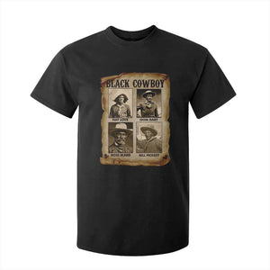 Black Cowboy T Shirt For Kid African American Legendary Cowboys Black History