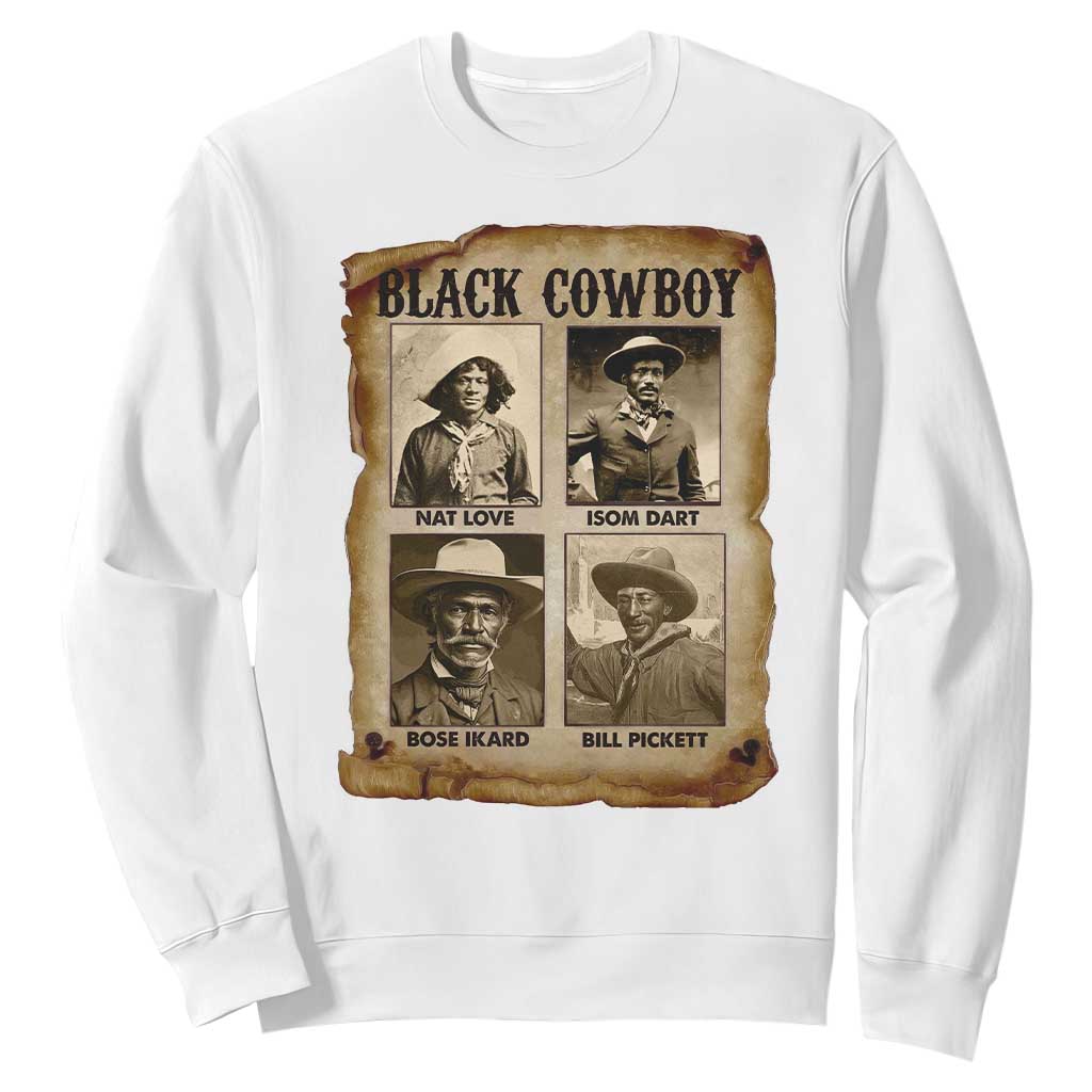 Black Cowboy Sweatshirt African American Legendary Cowboys Black History