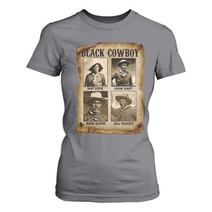 Black Cowboy T Shirt For Women African American Legendary Cowboys Black History