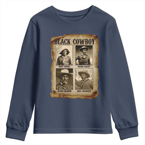 Black Cowboy Youth Sweatshirt African American Legendary Cowboys Black History