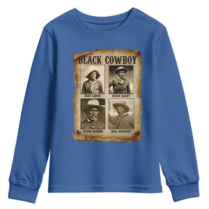 Black Cowboy Youth Sweatshirt African American Legendary Cowboys Black History