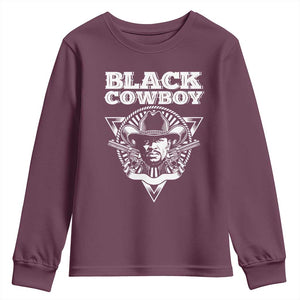 Black History African American Cowboy Youth Sweatshirt