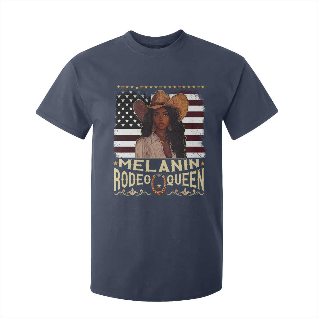 Black Cowgirl T Shirt For Kid Melanin Rodeo Queen