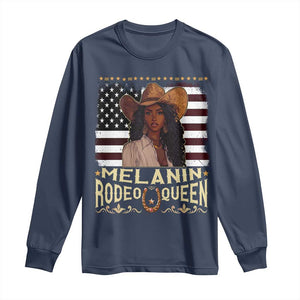 Black Cowgirl Long Sleeve Shirt Melanin Rodeo Queen