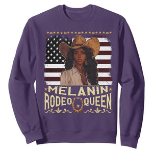 Black Cowgirl Sweatshirt Melanin Rodeo Queen