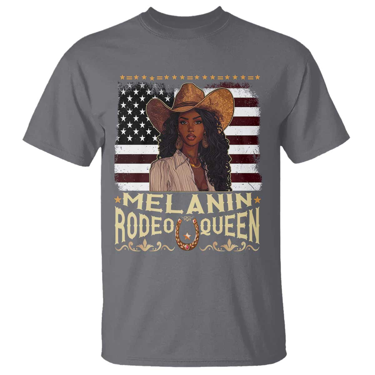 Black Cowgirl T Shirt Melanin Rodeo Queen