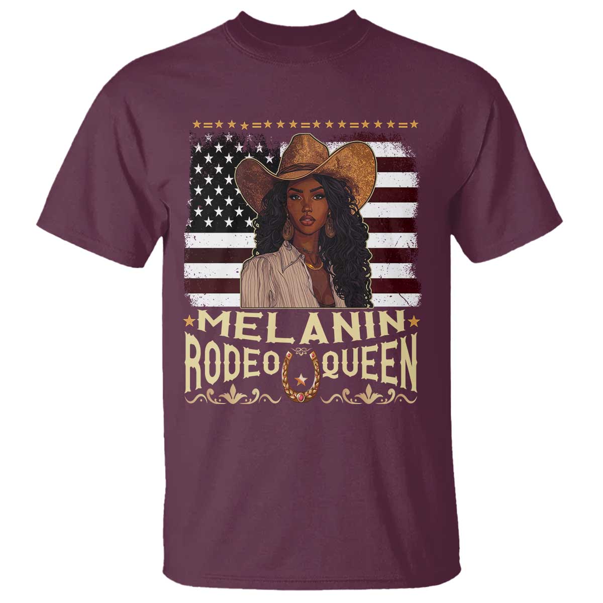 Black Cowgirl T Shirt Melanin Rodeo Queen