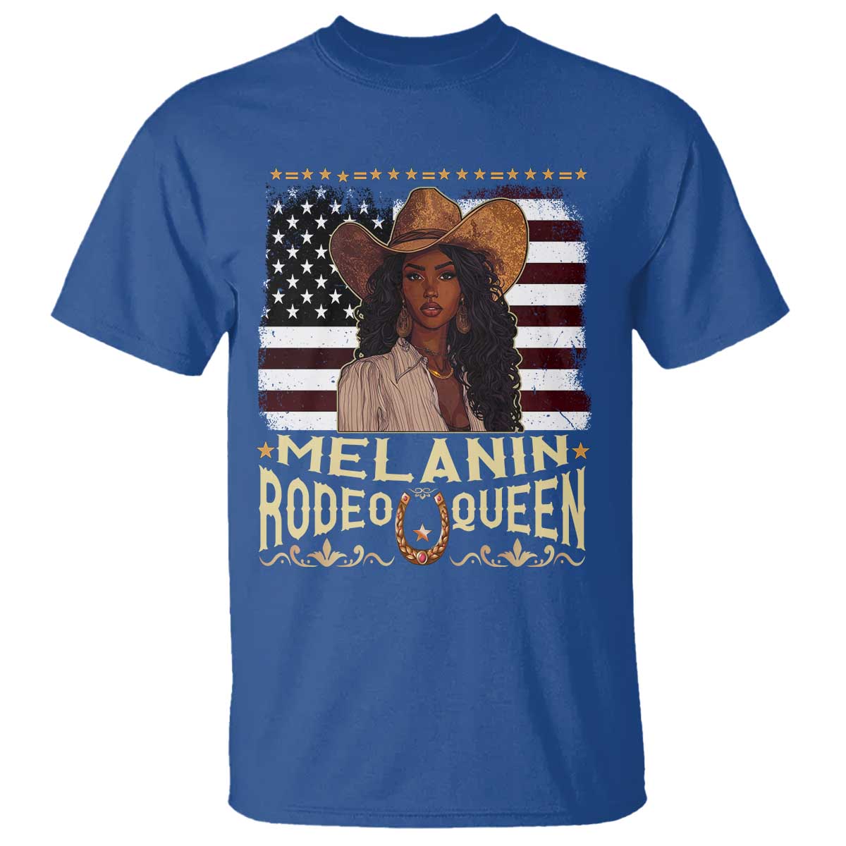 Black Cowgirl T Shirt Melanin Rodeo Queen
