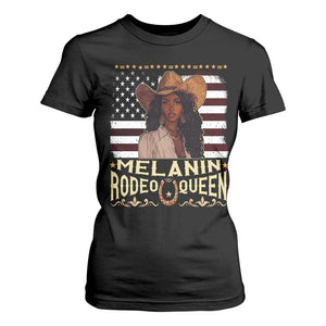 Black Cowgirl T Shirt For Women Melanin Rodeo Queen