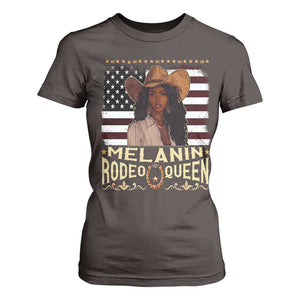 Black Cowgirl T Shirt For Women Melanin Rodeo Queen