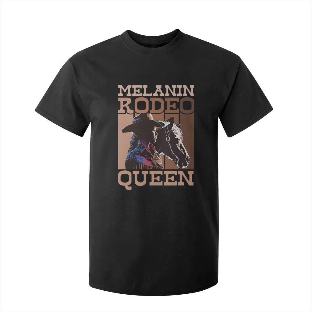 African American Cowgirl T Shirt For Kid Melanin Rodeo Queen