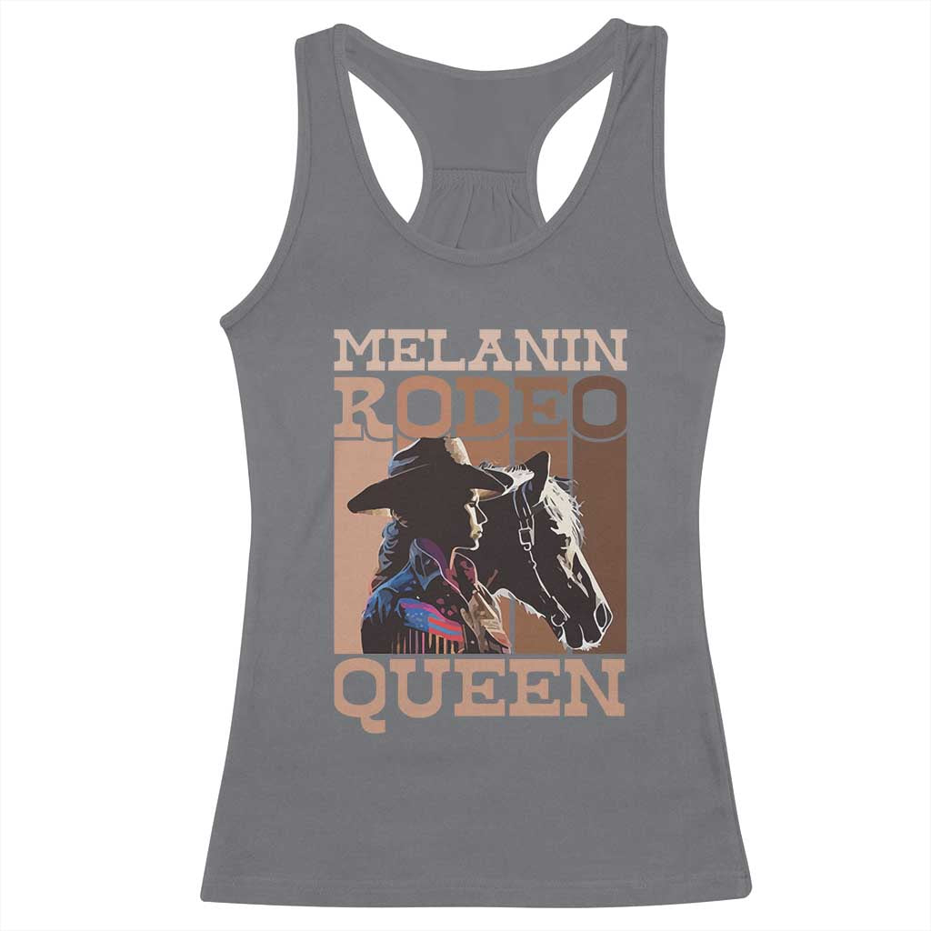 African American Cowgirl Racerback Tank Top Melanin Rodeo Queen