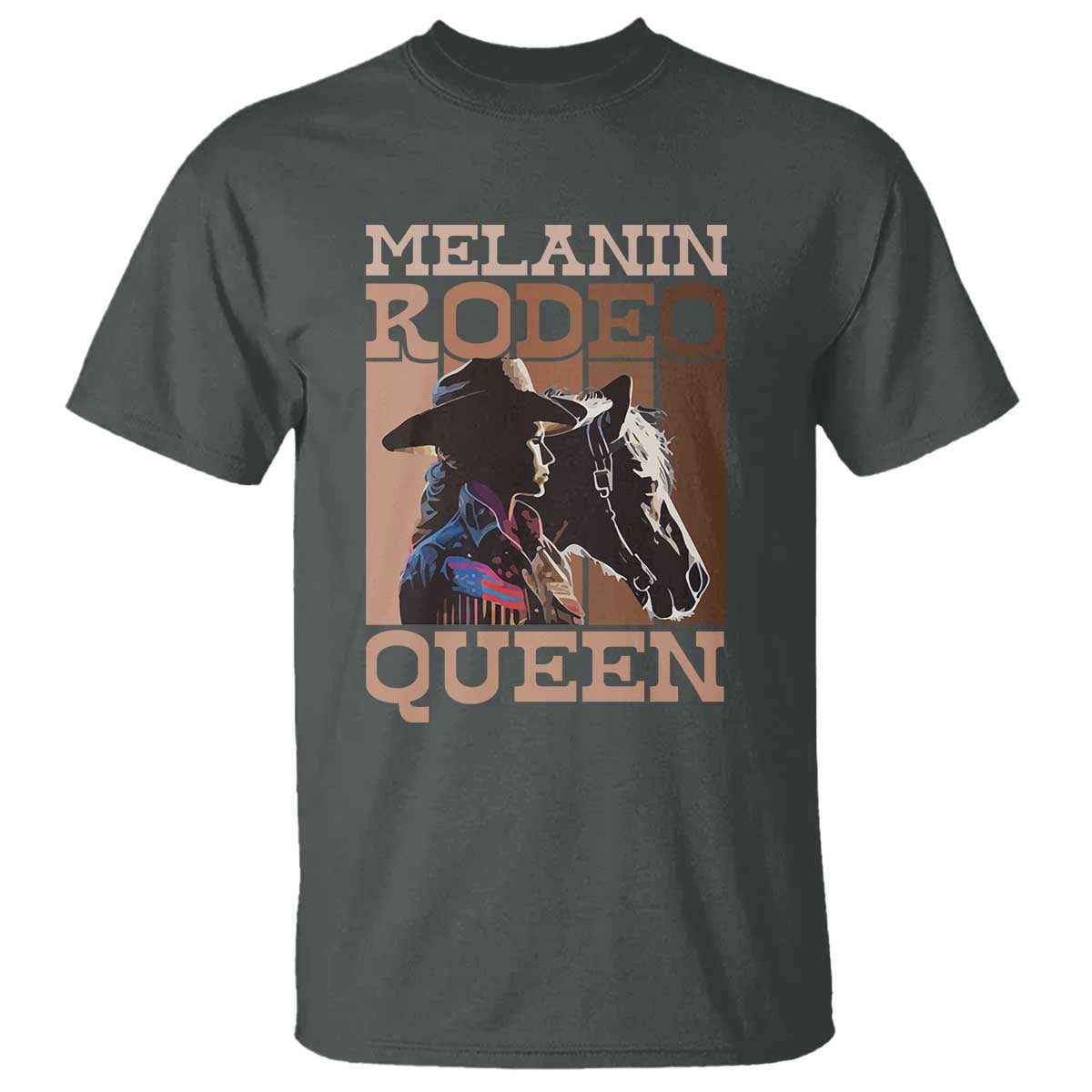 African American Cowgirl T Shirt Melanin Rodeo Queen