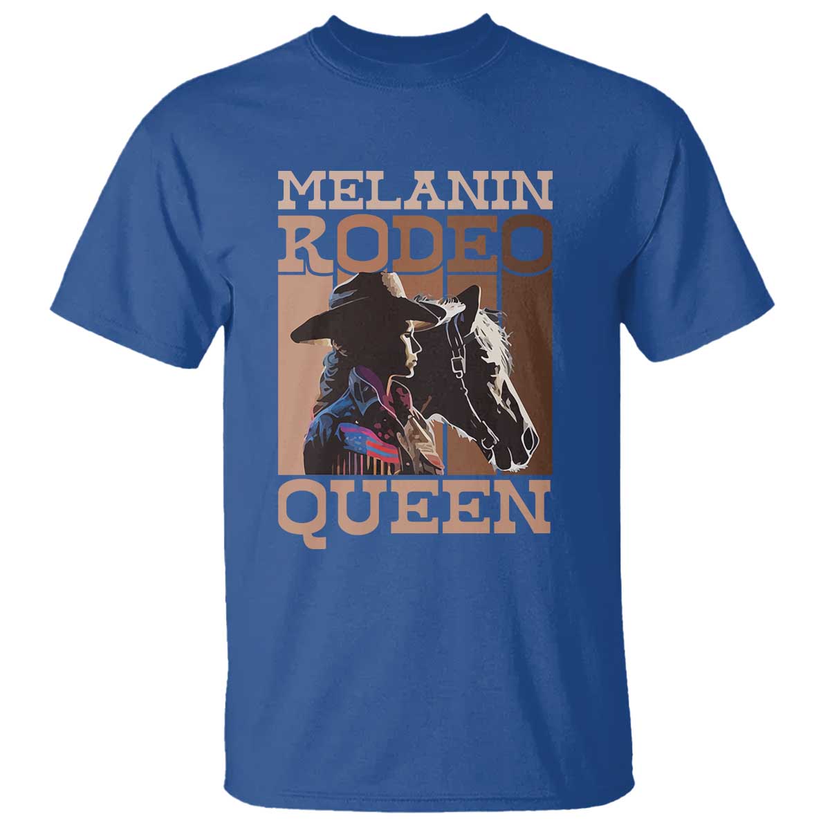 African American Cowgirl T Shirt Melanin Rodeo Queen