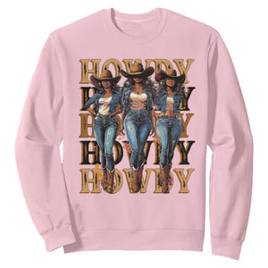 Black Cowgirl Sweatshirt Howdy Melanin Rodeo Queen