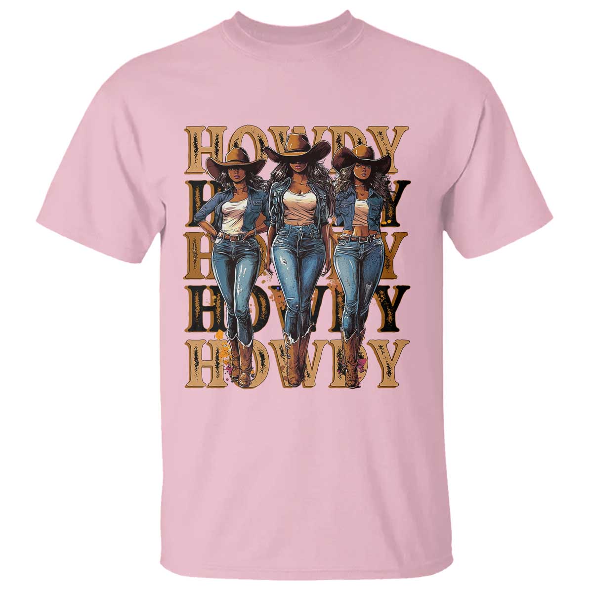 Black Cowgirl T Shirt Howdy Melanin Rodeo Queen