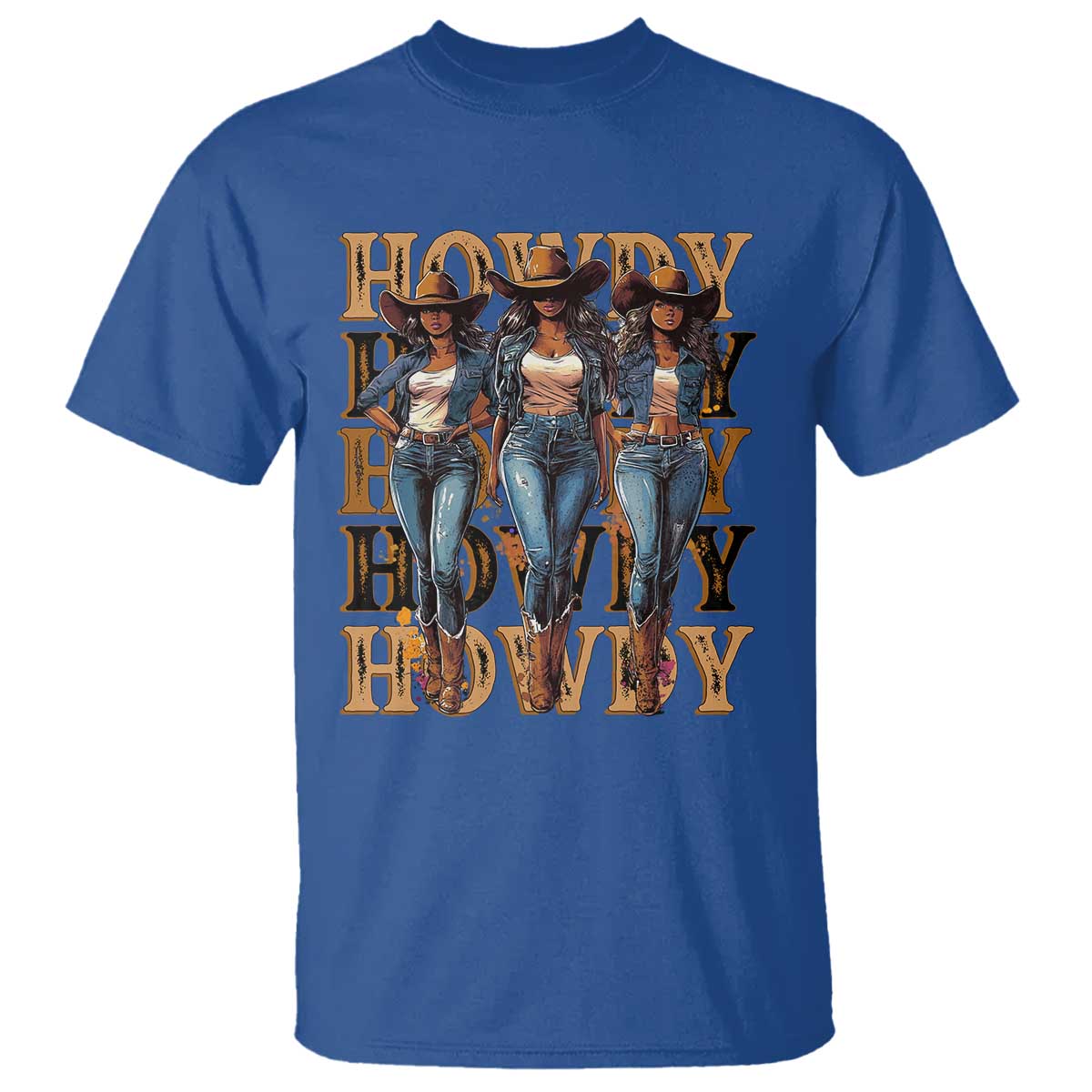 Black Cowgirl T Shirt Howdy Melanin Rodeo Queen