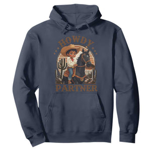Black Cowboy Hoodie Howdy Partner Black History Month