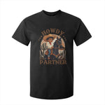 Black Cowboy T Shirt For Kid Howdy Partner Black History Month