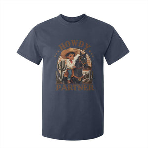 Black Cowboy T Shirt For Kid Howdy Partner Black History Month