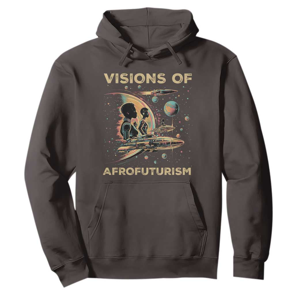 Visions Of Afrofuturism Hoodie African American Black History And Future