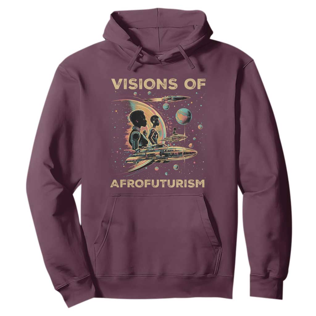 Visions Of Afrofuturism Hoodie African American Black History And Future