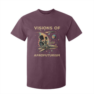 Visions Of Afrofuturism T Shirt For Kid African American Black History And Future