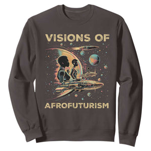 Visions Of Afrofuturism Sweatshirt African American Black History And Future