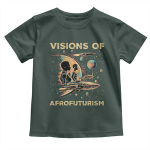 Visions Of Afrofuturism Toddler T Shirt African American Black History And Future