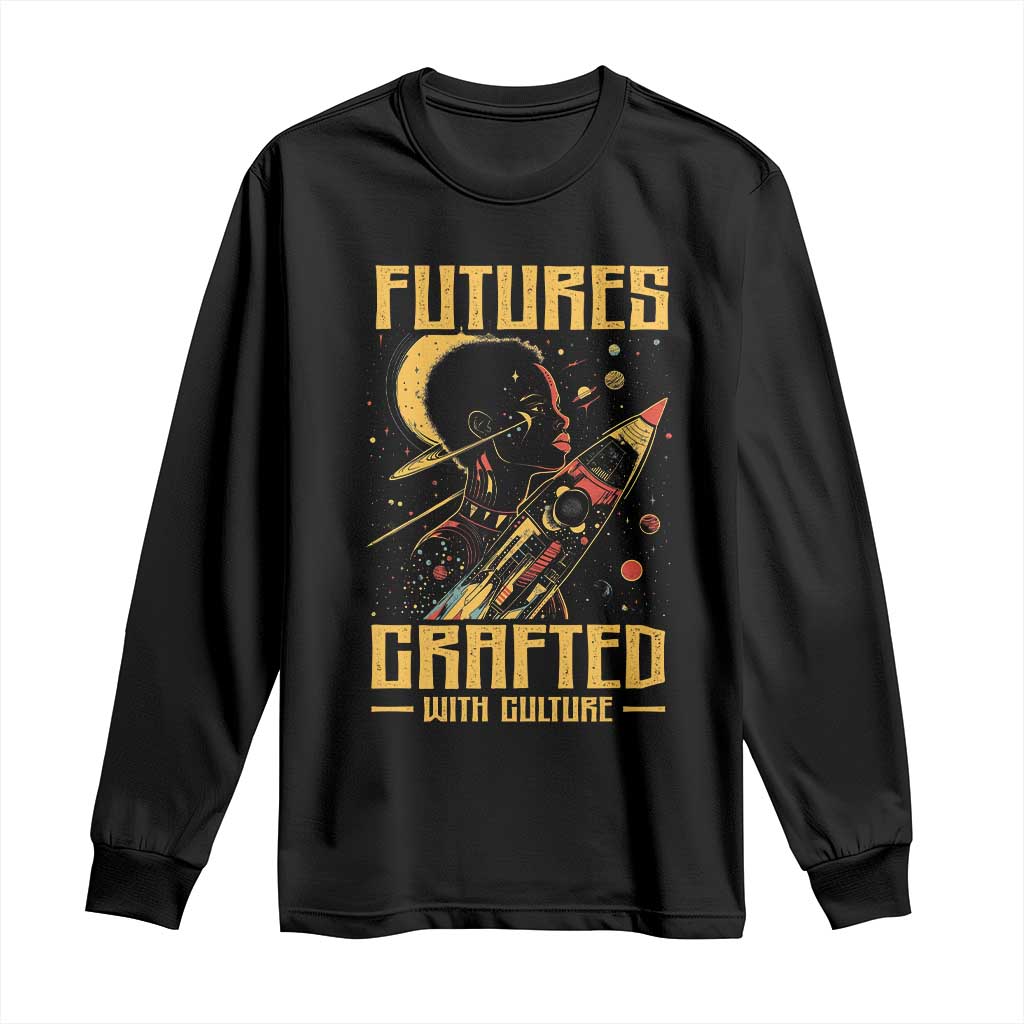 African American Afrofuturism Long Sleeve Shirt Futures Crafted With Culture