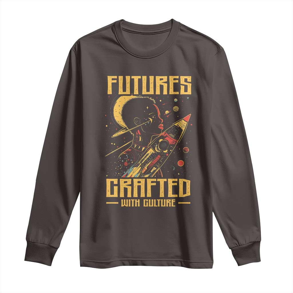 African American Afrofuturism Long Sleeve Shirt Futures Crafted With Culture
