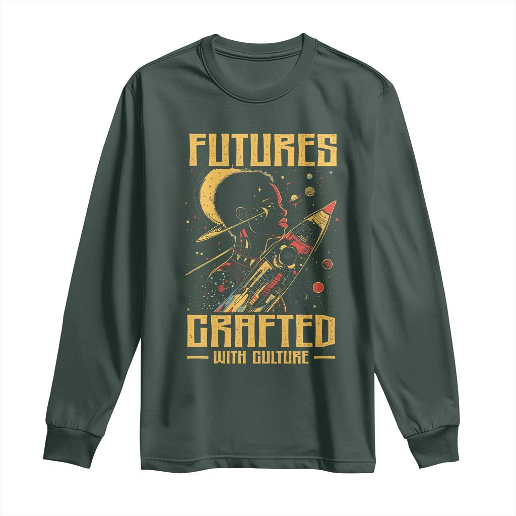 African American Afrofuturism Long Sleeve Shirt Futures Crafted With Culture