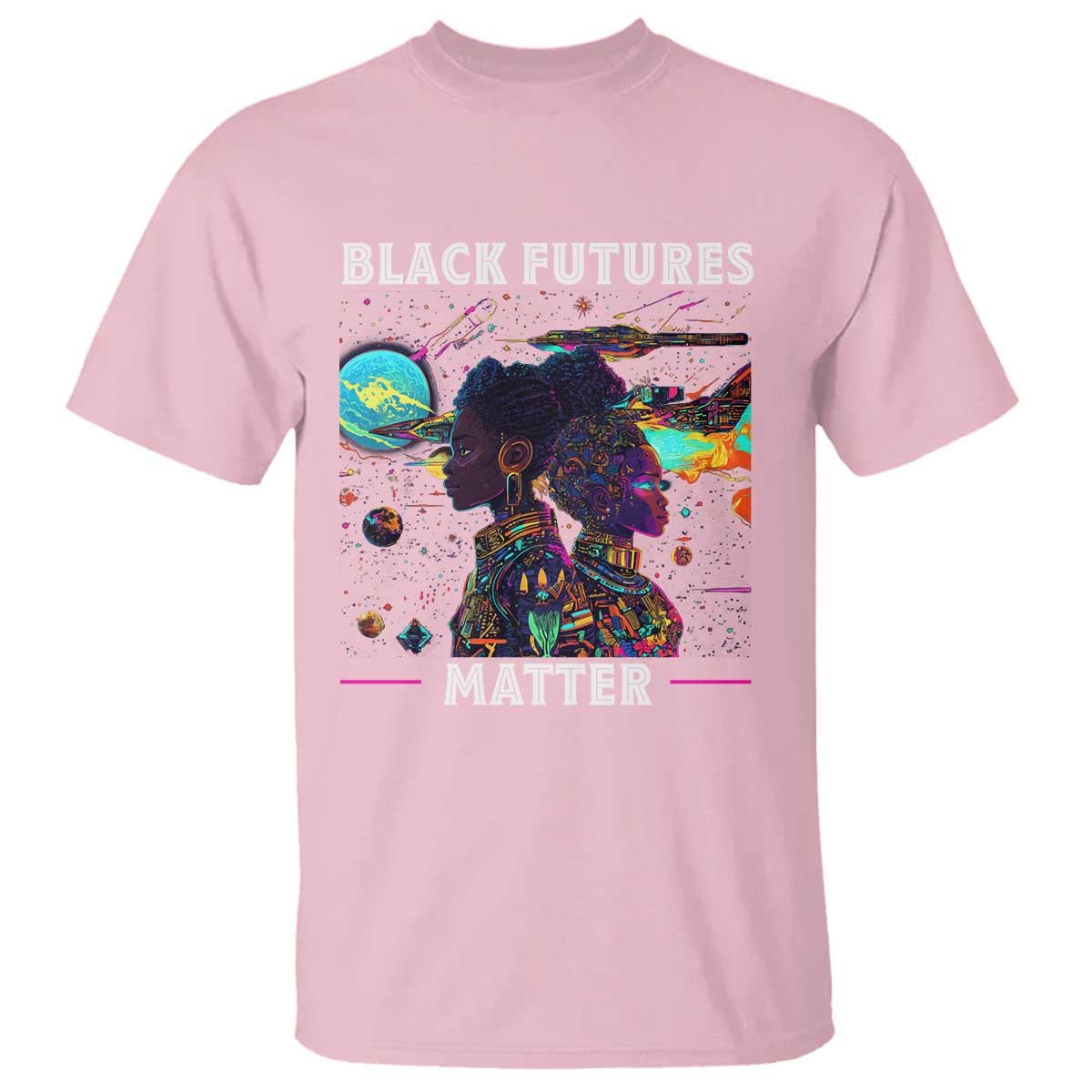 African American Afrofuturism T Shirt Black Futures Matter