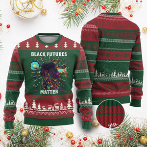 African American Afrofuturism Ugly Christmas Sweater Black Futures Matter