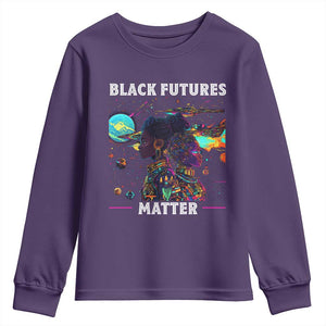 African American Afrofuturism Youth Sweatshirt Black Futures Matter