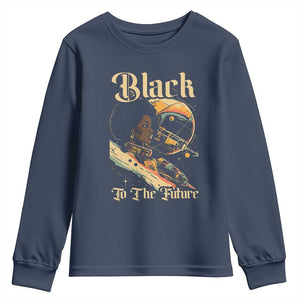 African American Afrofuturism Youth Sweatshirt Black To The Future