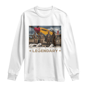 Tuskegee Airman Long Sleeve Shirt Legendary US Pilots Black History