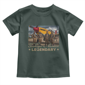 Tuskegee Airman Toddler T Shirt Legendary US Pilots Black History