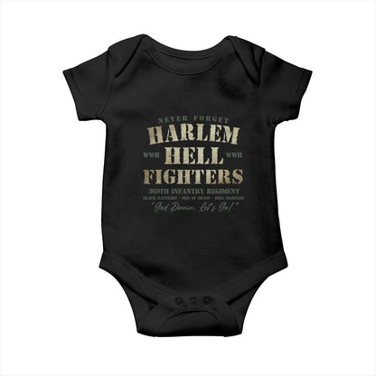 Harlem Hellfighters Baby Onesie African American Black History Military Soldiers