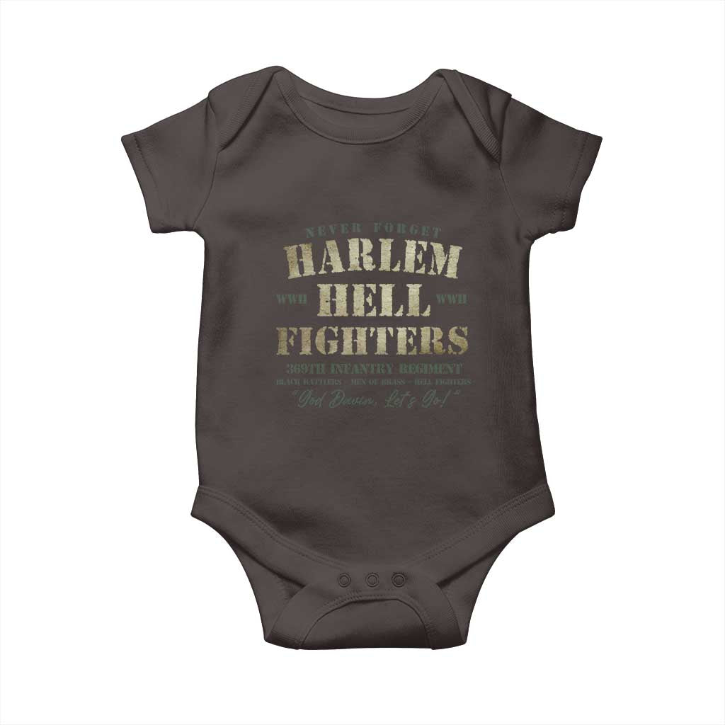 Harlem Hellfighters Baby Onesie African American Black History Military Soldiers