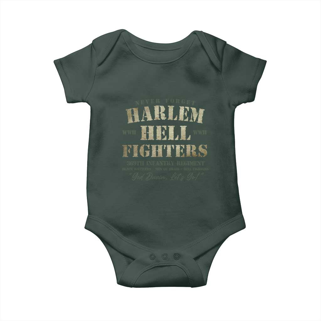 Harlem Hellfighters Baby Onesie African American Black History Military Soldiers