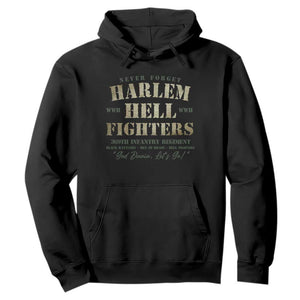 Harlem Hellfighters Hoodie African American Black History Military Soldiers