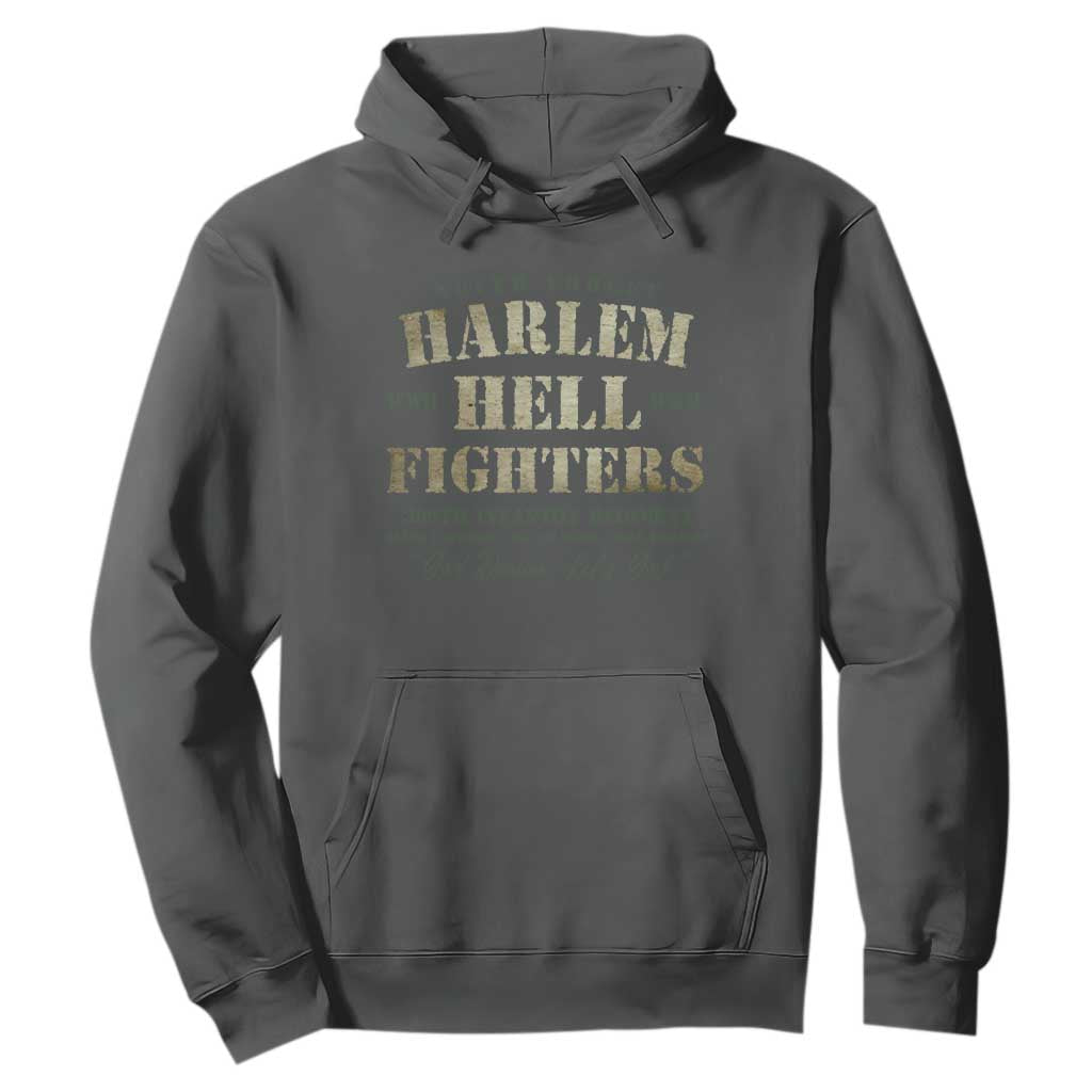 Harlem Hellfighters Hoodie African American Black History Military Soldiers