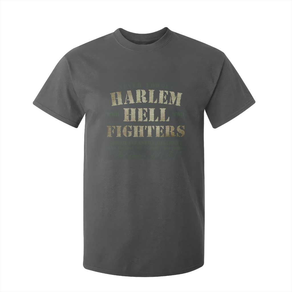 Harlem Hellfighters T Shirt For Kid African American Black History Military Soldiers