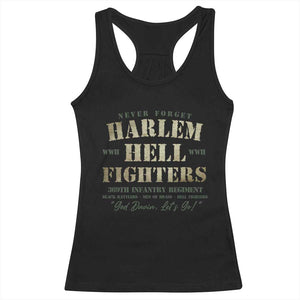 Harlem Hellfighters Racerback Tank Top African American Black History Military Soldiers