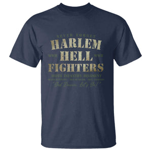 Harlem Hellfighters T Shirt African American Black History Military Soldiers