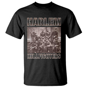 Harlem Hellfighters T Shirt The 369th Infantry Regiment Black History Military Soldiers