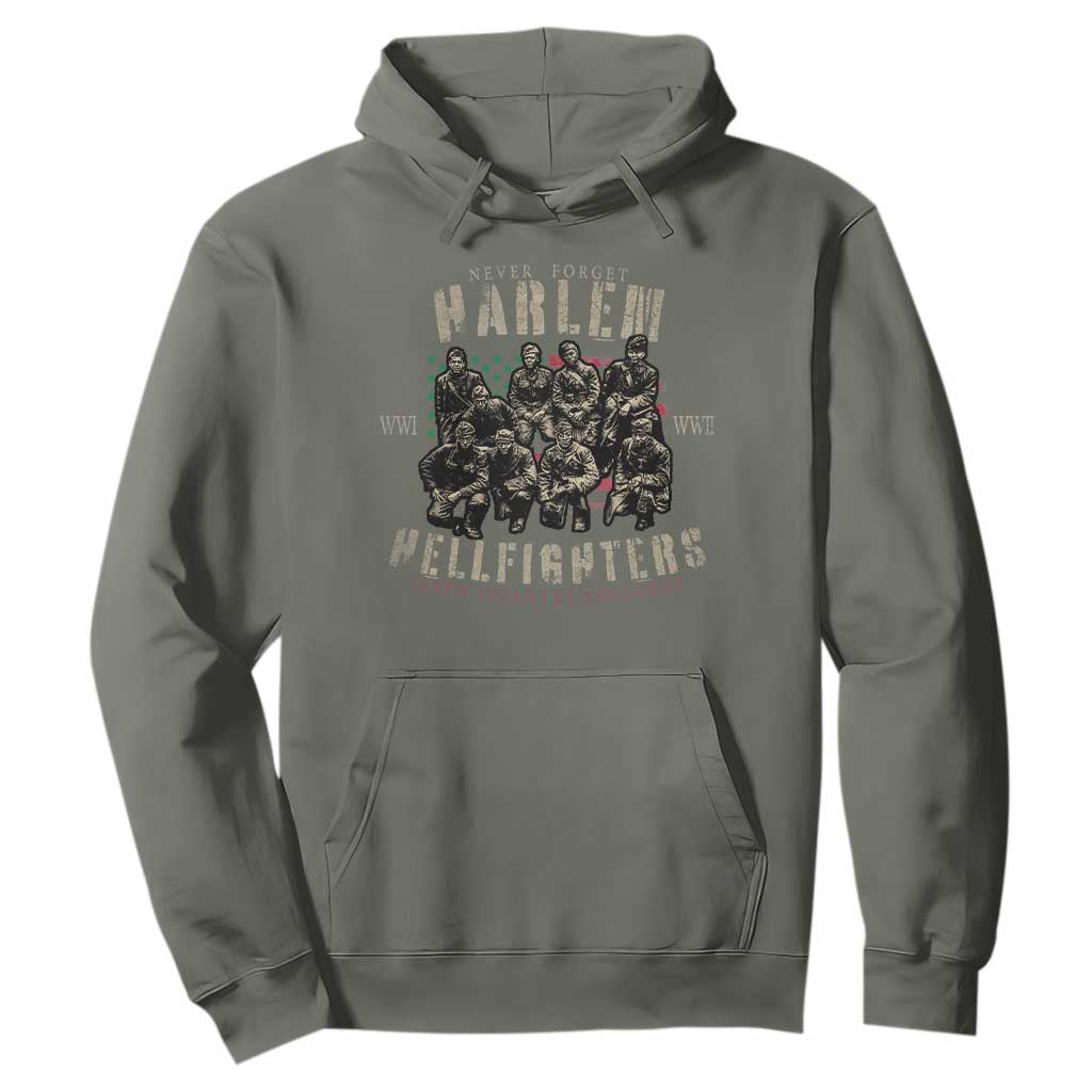 Harlem Hellfighters Hoodie American Military Soldiers Black History