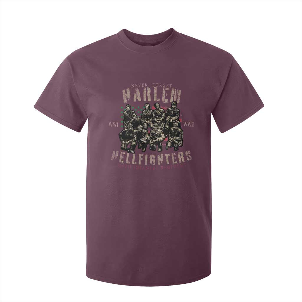 Harlem Hellfighters T Shirt For Kid American Military Soldiers Black History