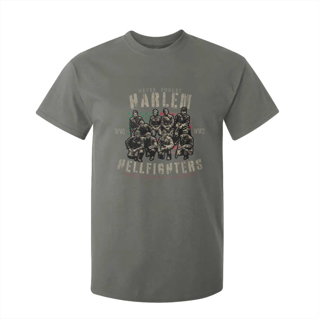 Harlem Hellfighters T Shirt For Kid American Military Soldiers Black History